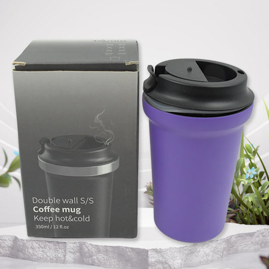 350ml Stainless Steel Vacuum Insulated Coffee Mug - Travel Mug