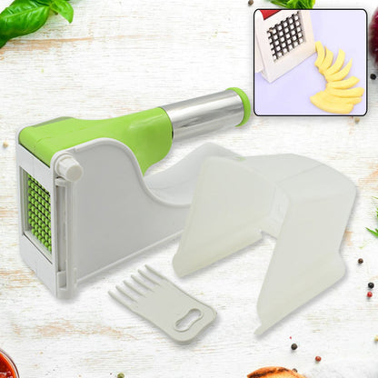 Virgin Plastic French Fry Chipser, Potato Chipser / Potato Slicer with Container