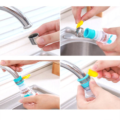 360 Degree Water Saving Faucet Expandable Water Valve Splash Regulator