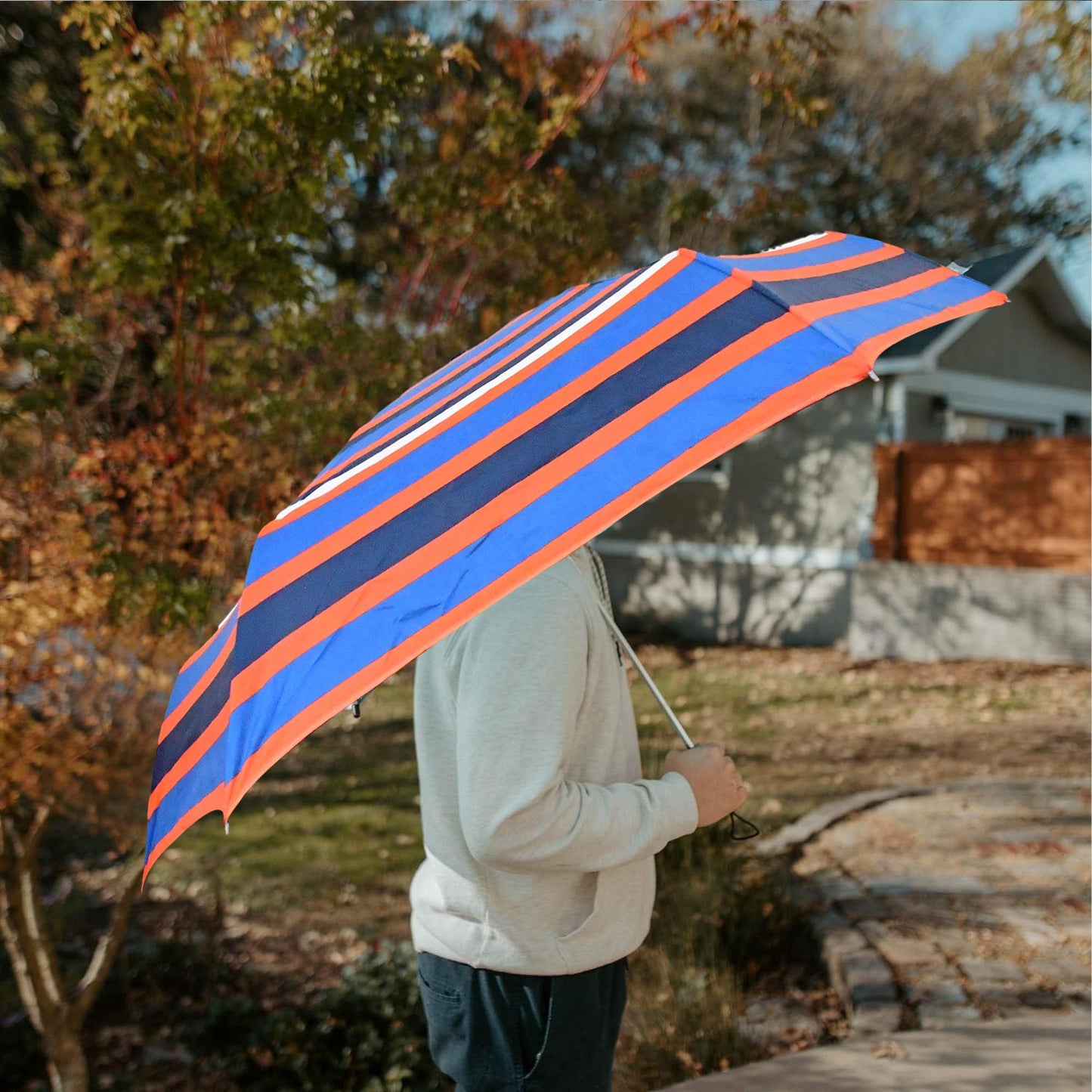 3-Fold Sun & Rain Protective Foldable Umbrella (1 Pc)