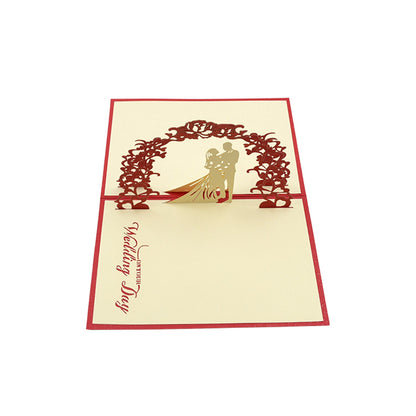 3D Paper Wish Card High Quality Paper Card All Design Card Good Wishing Card (All 3D Card  Birthday Greeting Cards, Wedding Day Gift Card, Merry Christmas Card (1 Pc)