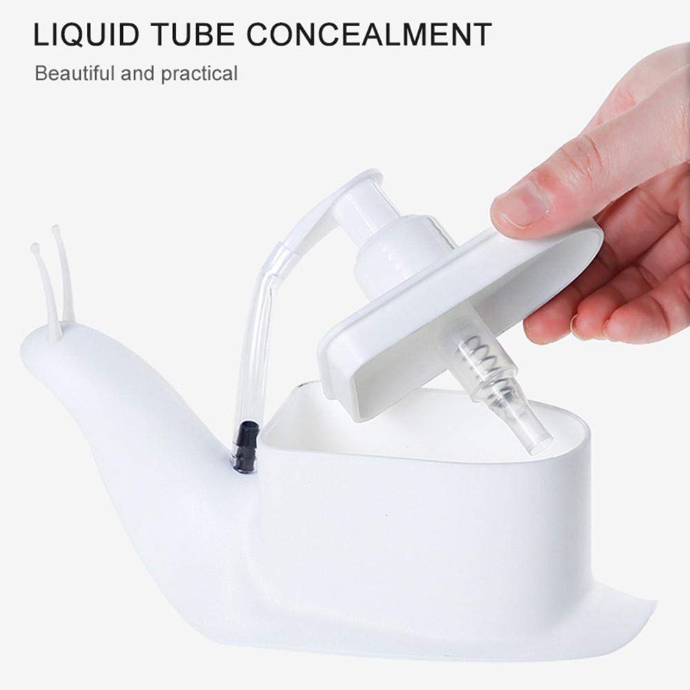 0226 Portable Snail Shape Liquid Soap Dispenser 