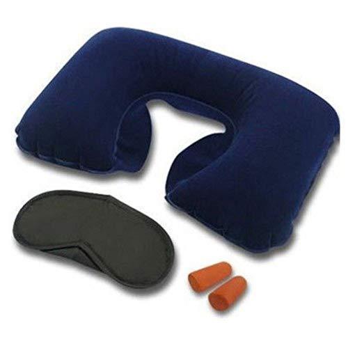 505 -3-in-1 Air Travel Kit with Pillow, Ear Buds & Eye Mask TOP TREND DEALS WITH BZ LOGO