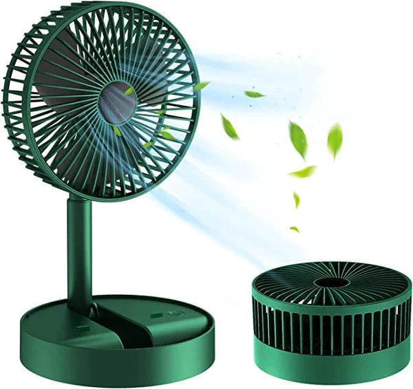 Foldable Smart Fan| Height Adjustment | Powerful Rechargeable