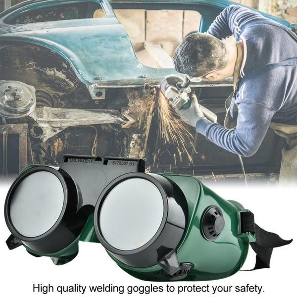 417 Welding Goggles (Dark Green, Large) 