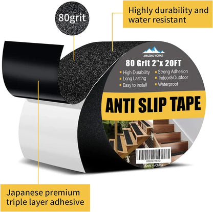 Anti Slip Adhesive tape - Prevent accidents ensure safety of your loved ones  (5 meter * 2 inch)